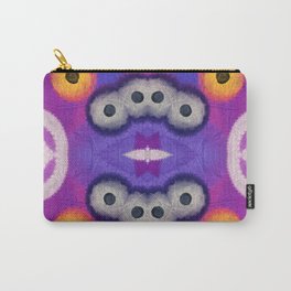 Purple abstract Carry-All Pouch