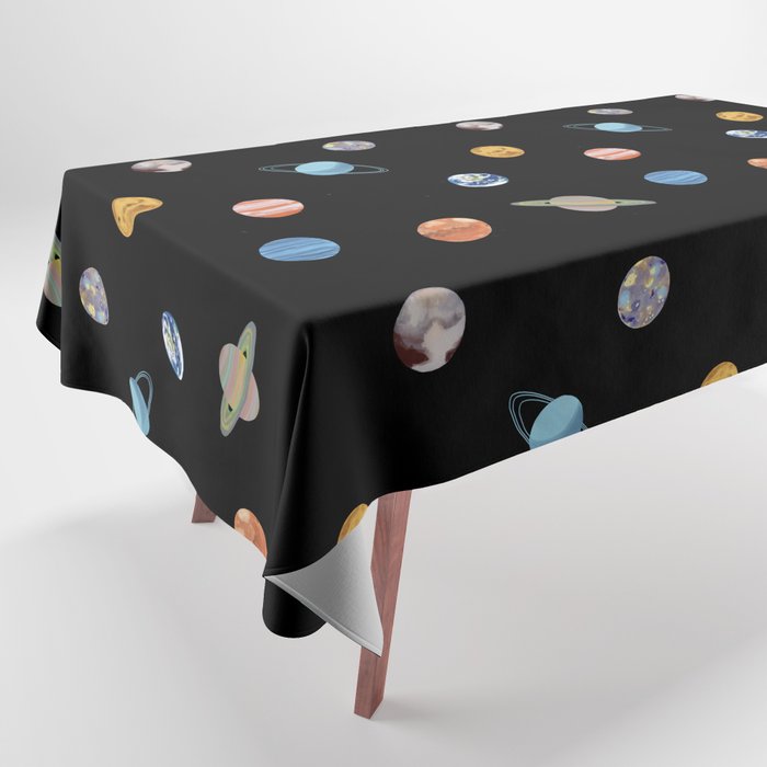 Planet Polka Dots Tablecloth