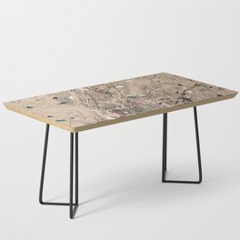Chattanooga - USA - Eclectic Map Coffee Table