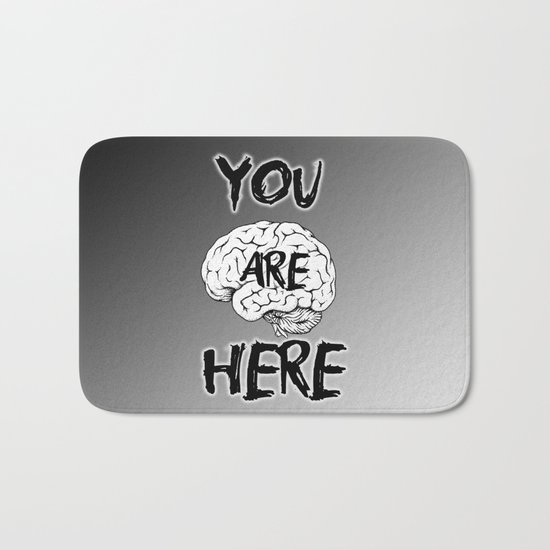 You are here Bath Mat