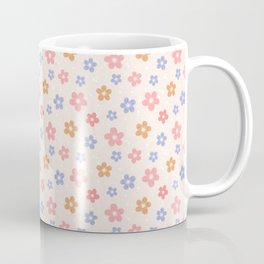 Colourful Floral Pattern Coffee Mug