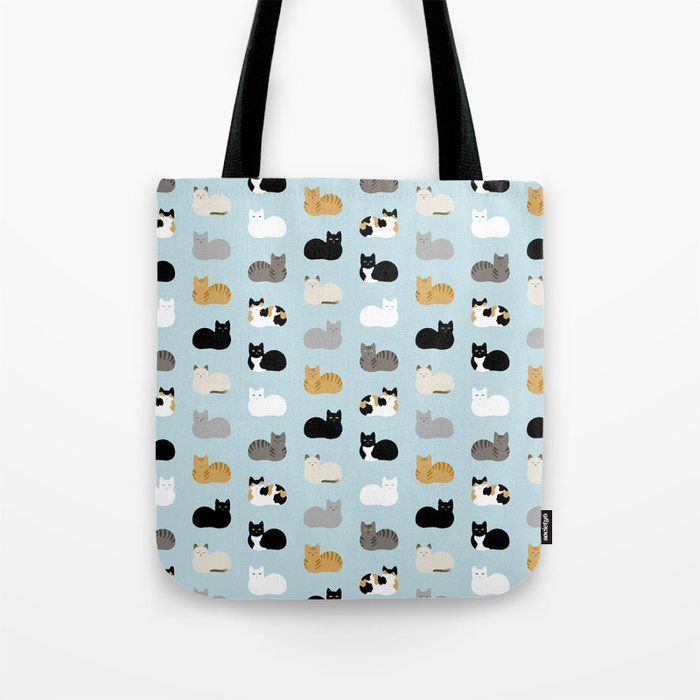 Cat Loaf Print Tote Bag