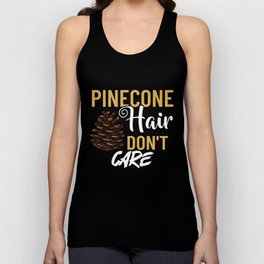 Pinecone Pine Cones Tree Wreath Unisex Tank Top