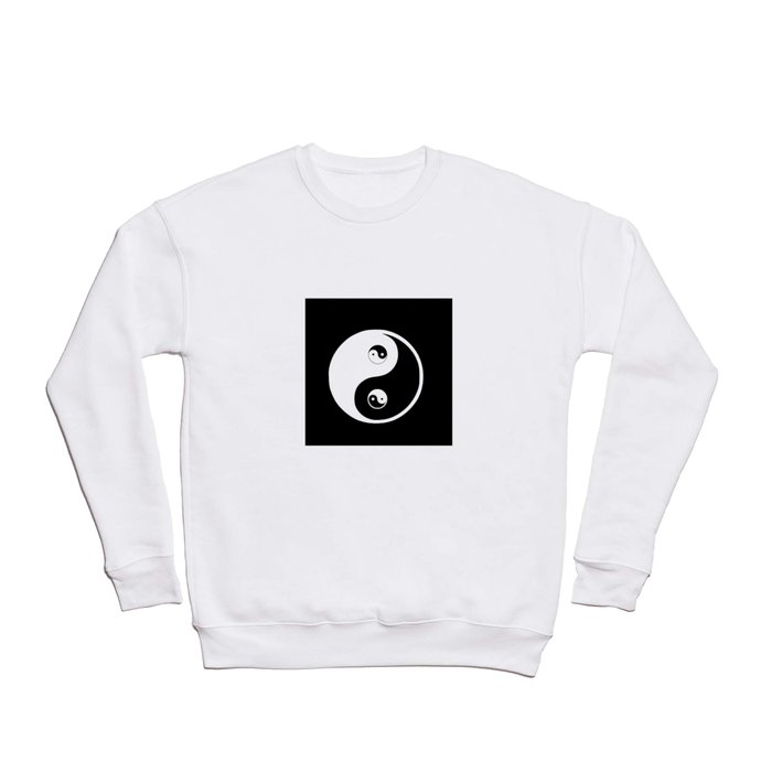 Ying yang the symbol of harmony and balance- good and evil Crewneck Sweatshirt