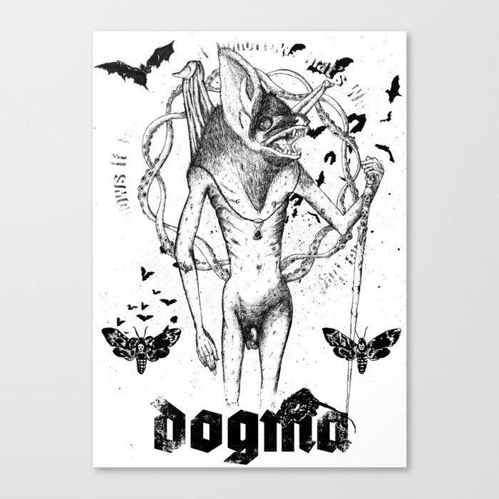 Believe the Dogma - The Guardian Canvas Print