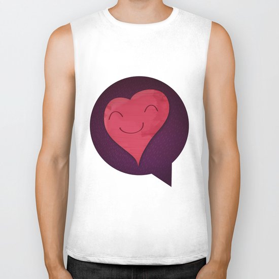 Pushing Love Like Pimps Biker Tank