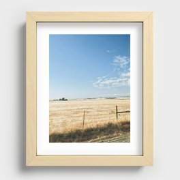 The Field Recessed Framed Print