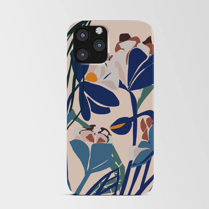 Beauty outside - blush floral iPhone Card Case