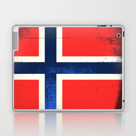 Norwegian flag Laptop & iPad Skin