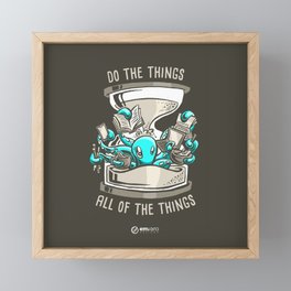 Octopus: Do All The Things Framed Mini Art Print