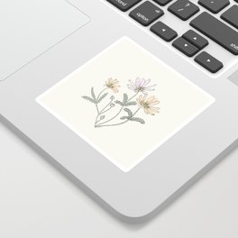 Floating Daisies Sticker