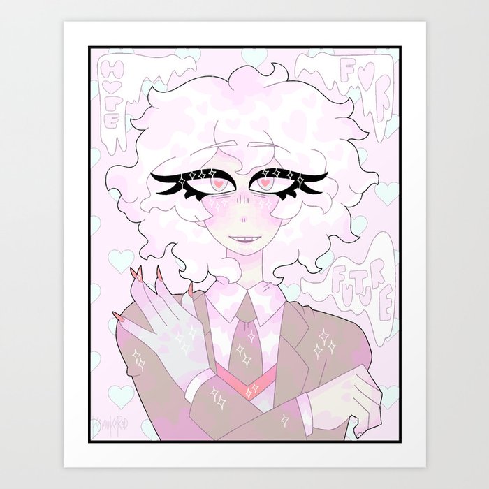 Nagito Art Print by kamukurad | Society6