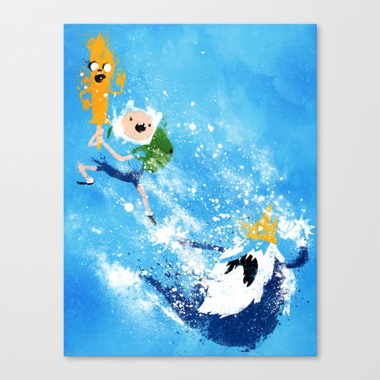 Battle Time!! Canvas Print
