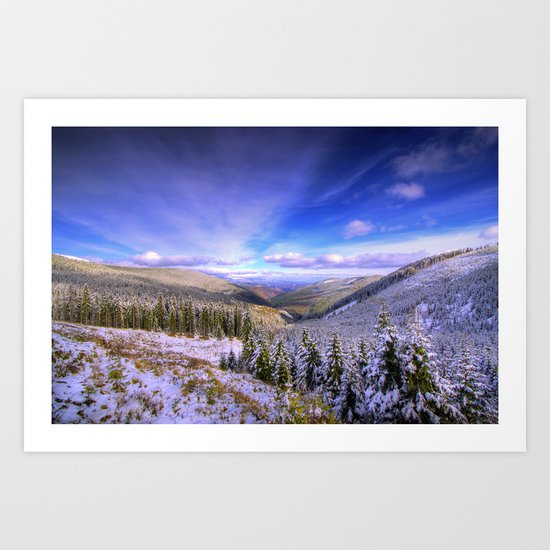 Winter Lands II Art Print