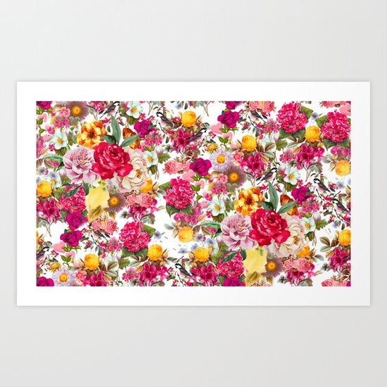 Botanic Pattern Art Print