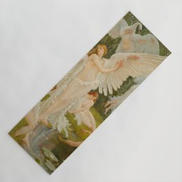 The Swan Maidens by Walter Crane Yoga Mat