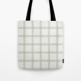Woven Checkerboard (Sage Green) Tote Bag