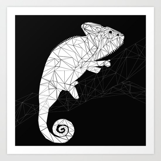 CHAMELEON Art Print