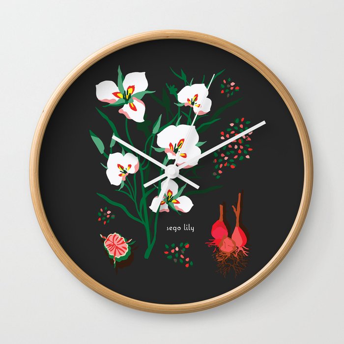 SEGO LILY Wall Clock by holli zollinger Society6