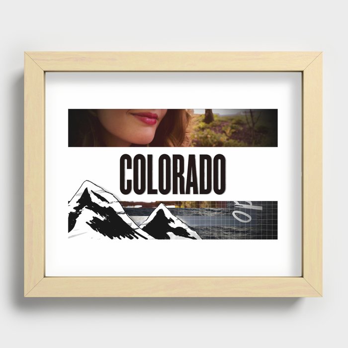Colorado Bound Recessed Framed Print