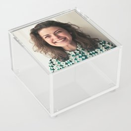 Happiness..to laugh without barriers . Acrylic Box