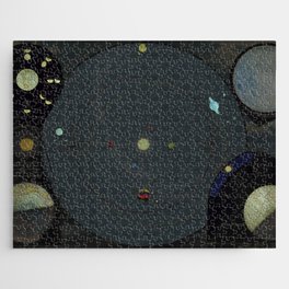 Planetary System 1887-Vintage Map Jigsaw Puzzle