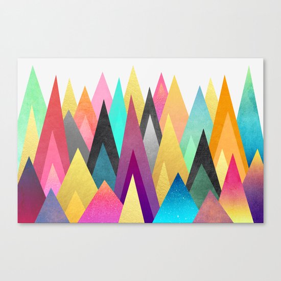 Dreamy Peaks Canvas Print