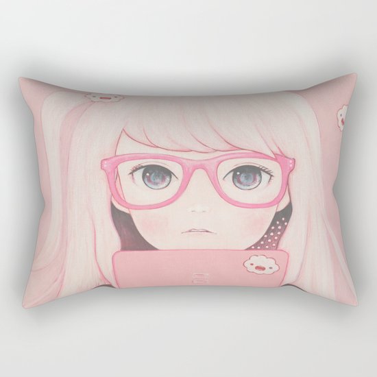 「Gamegirl Girl」 Rectangular Pillow