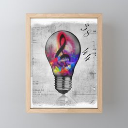 Luminous Lamp Framed Mini Art Print