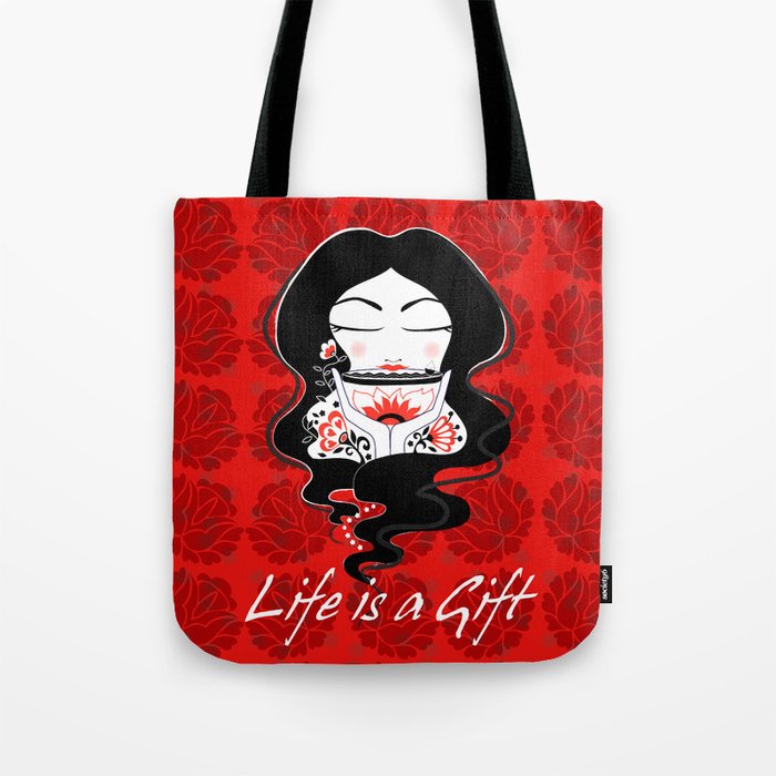 LIFE IS A GIFT Tote Bag