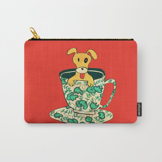 Dinnerware Sets - puppy in a teacup Carry-All Pouch
