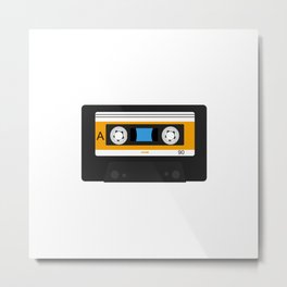 80s cassette tape  Metal Print | 1980S, Eighties, 80Skid, Nostalgic, Lovethe1980S, 80Sretro, Cassette, Cassettes, 80S, Retro 