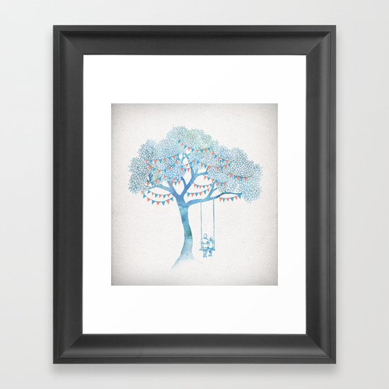 The Start of Something Framed Art Print