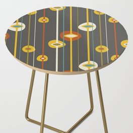 Mid Century Modern Baubles Seamless Pattern 25 Side Table