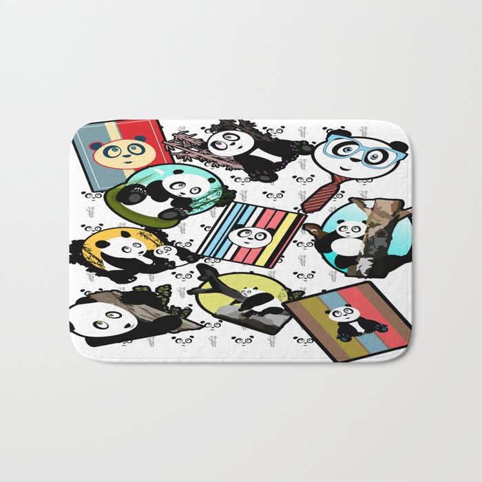 Panda Mix Bath Mat