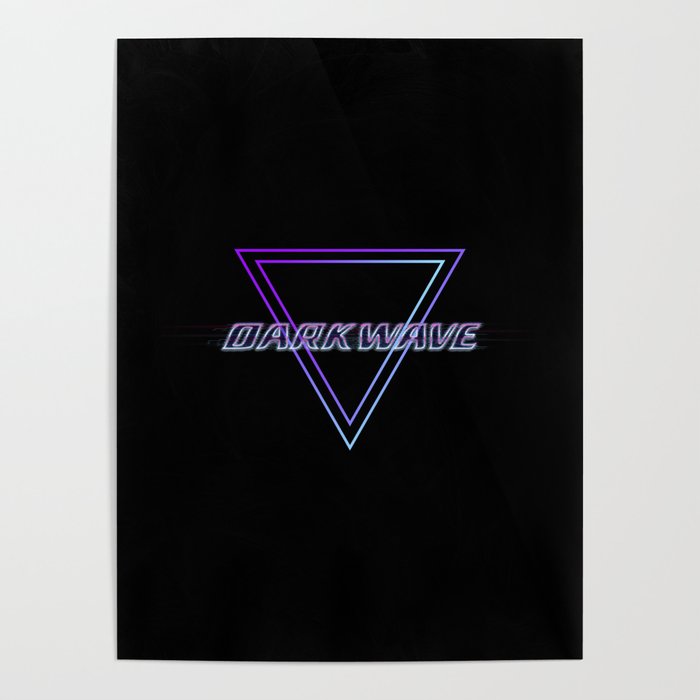 Darkwave Aesthetic Poster by Abstraction World | Society6
