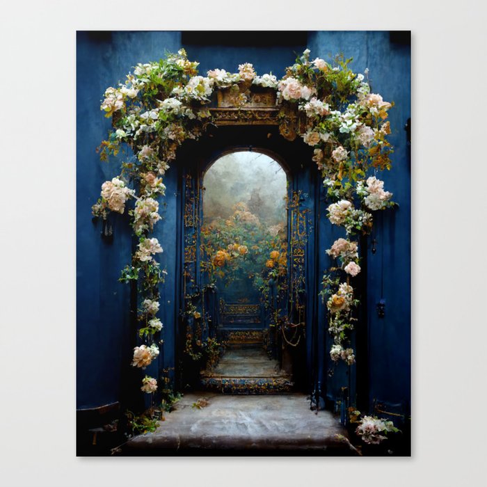 Dreamy Entrance Night Canvas Print