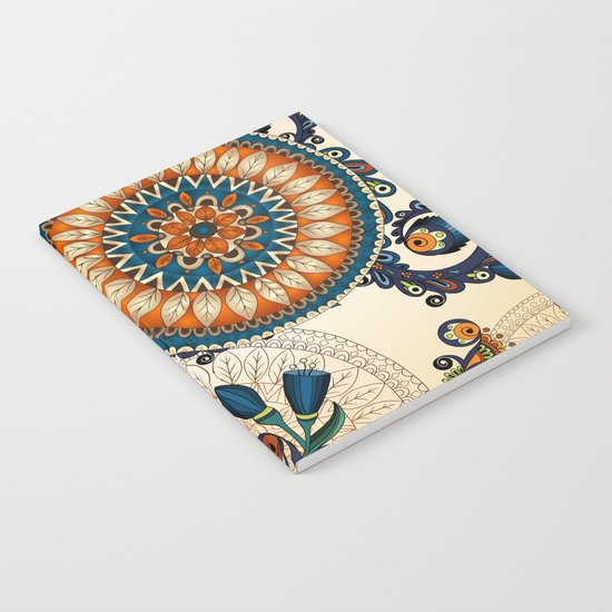 Indian Feather Pattern Notebook