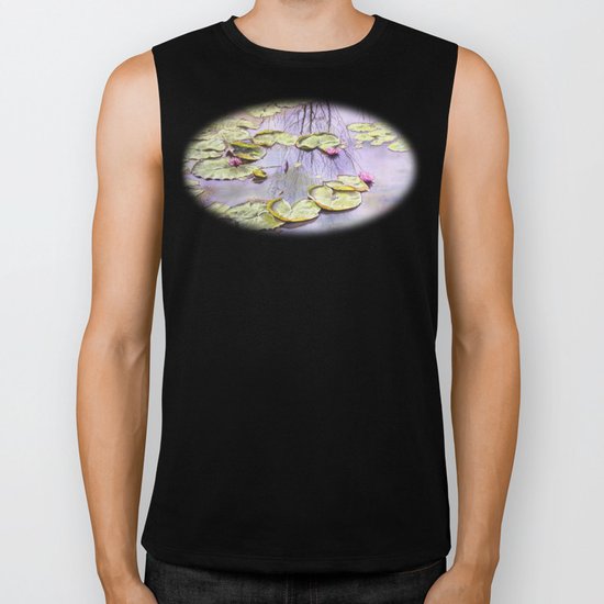 Reflection, watercolor Biker Tank