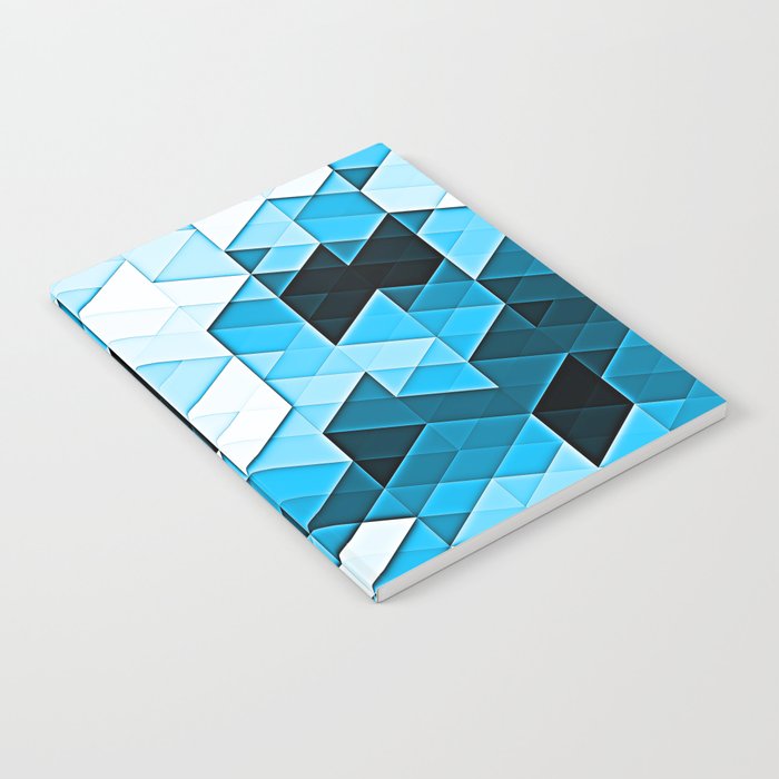 Blue Crystal Confusion Notebook
