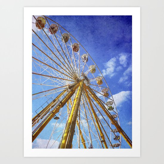 At the Funfair (3) Art Print