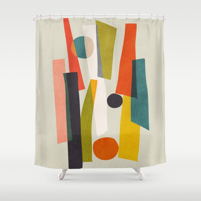 Sticks and Stones Shower Curtain