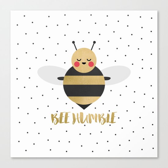 Bee Humble Canvas Print