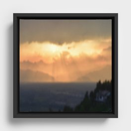 Italian Sunset - Torino Framed Canvas