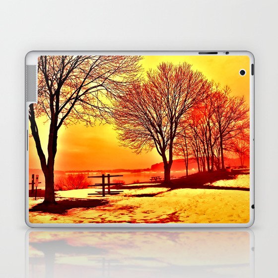 Autumn Lake Laptop & iPad Skin