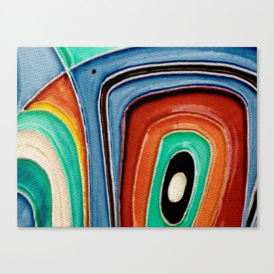 The Kandinsky's Chubby Bird 1 Canvas Print