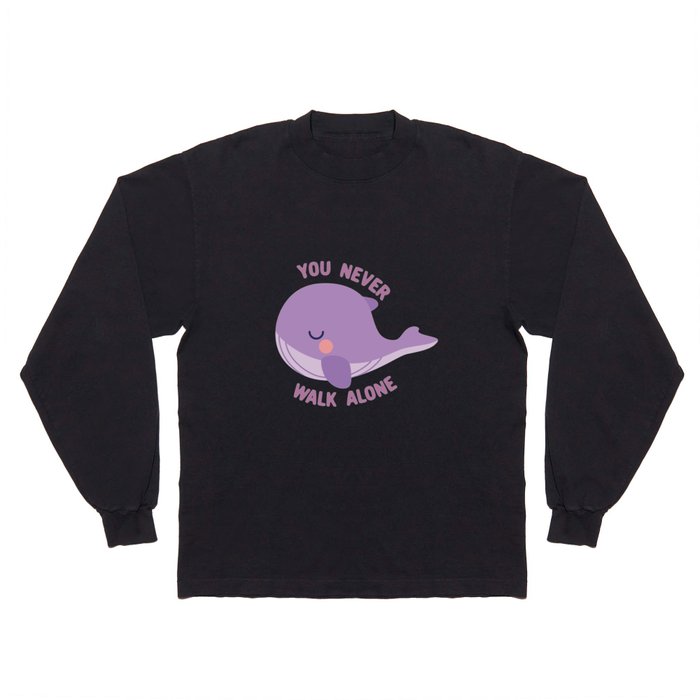 BTS whale you never walk alone Long Sleeve T Shirt