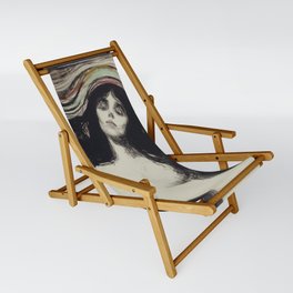 Madonna (1895–1896) Reproduction High Resolution Espressionist Edvard Munch  Sling Chair