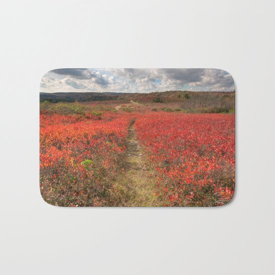 Autumn Huckleberry Trail Bath Mat