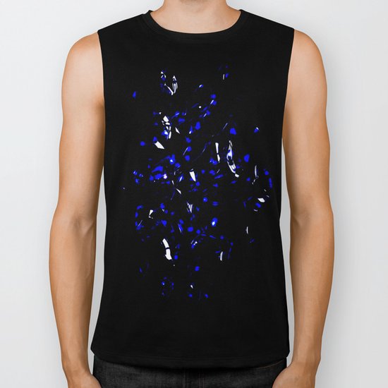 Blue dots Biker Tank